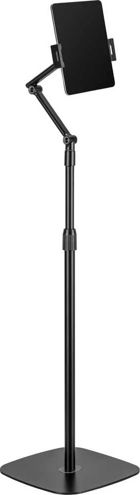 InLine® grindų planšetinio kompiuterio laikiklis su stovu, iki 12,9'', juodas