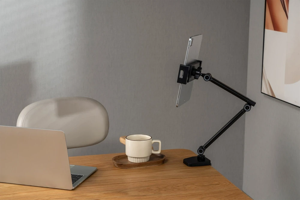 Laikiklis InLine® Planšetė holder with table clamp, iki 12.9'', juodas