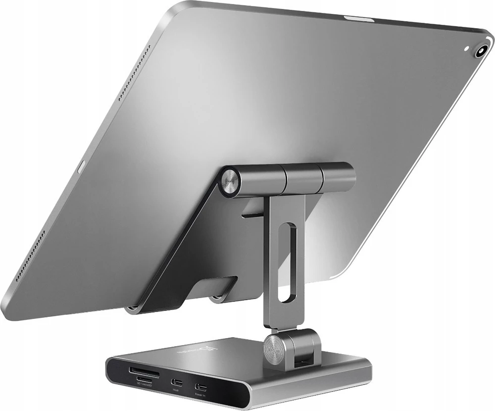 „J5create“ – daugiakampis stovas su prijungimo stotele, skirtas „iPad Pro“