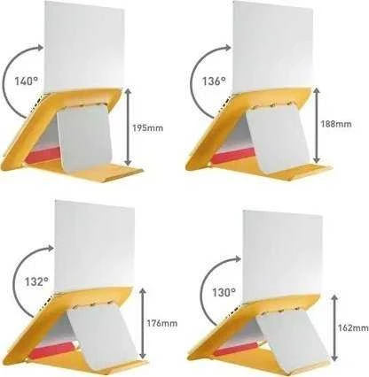Nešiojamo Kompiuterio Stovas - Leitz Ergo Multi-Winkel 38,1 Cm (15") Baltas