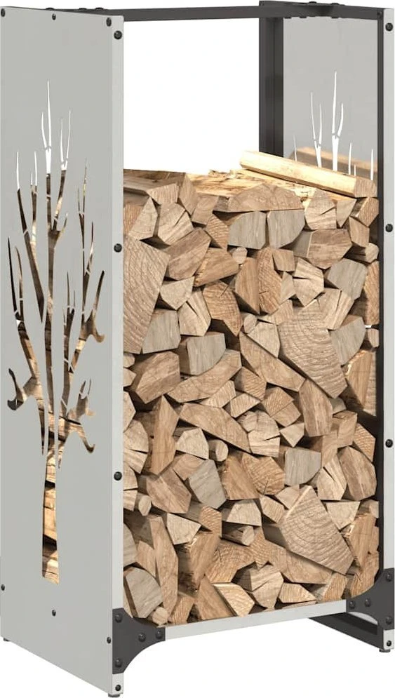 Stovas malkoms, 40x30x80 cm, nerūdijantis plienas