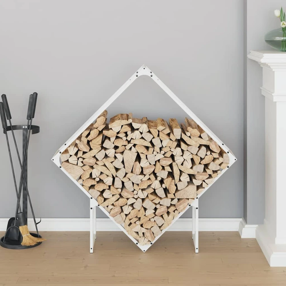 Malkų stovas Baltas 100x25x100 cm Šaltai valcuotas plienas