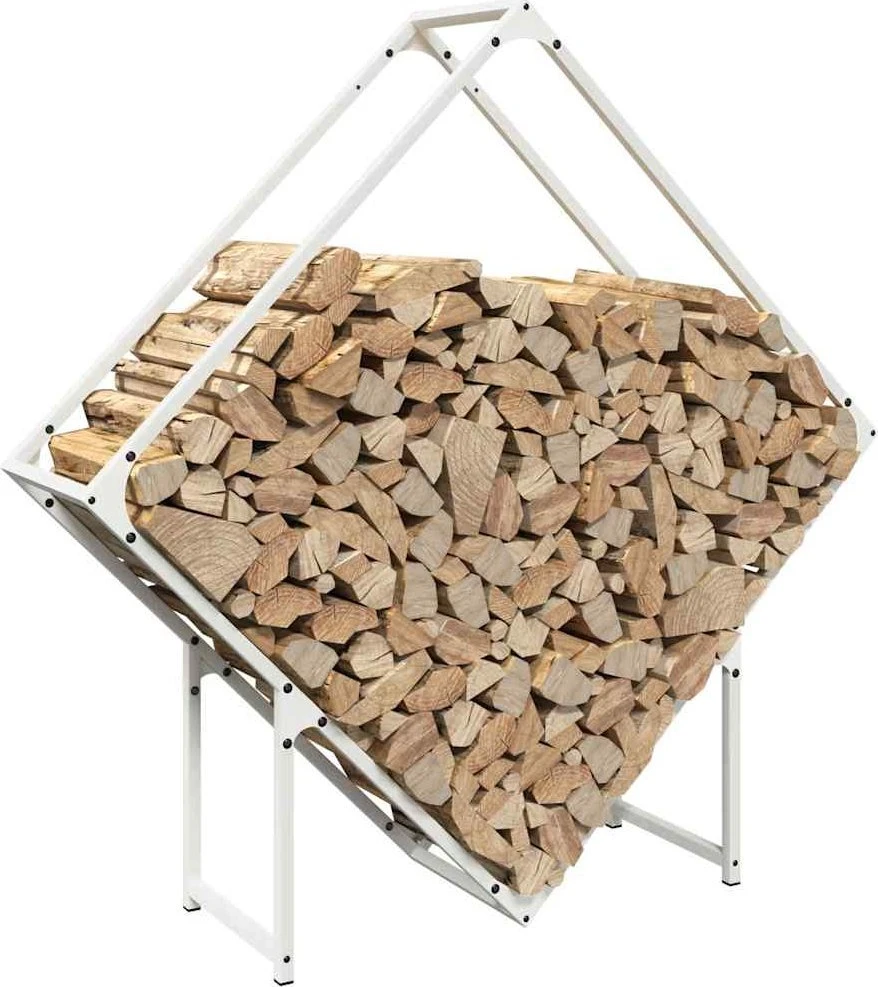 Malkų stovas Baltas 100x25x100 cm Šaltai valcuotas plienas