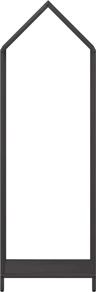 Malkų lentyna Juoda 40x25x120 cm Šaltai valcuotas plienas