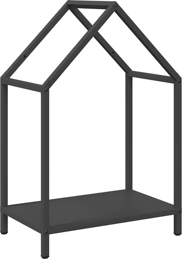 Malkų lentyna, juoda, 40x25x60 cm, šaltai valcuotas plienas