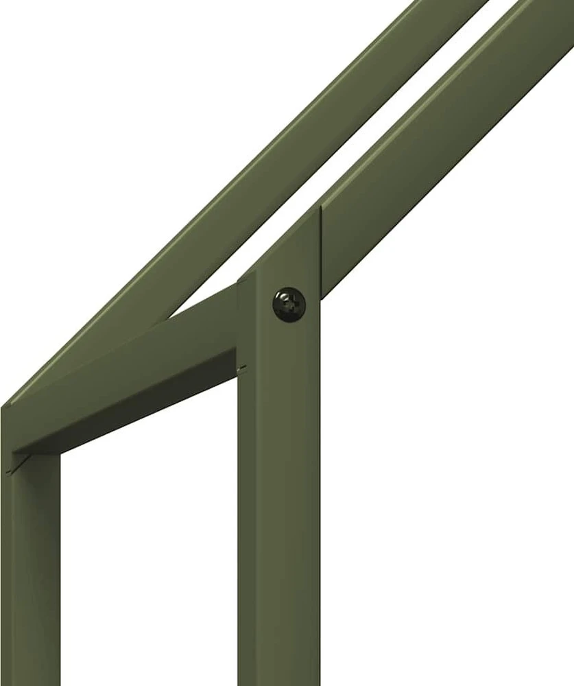 Malkų lentyna Olive Žalias 60x25x60 cm Šaltai valcuotas plienas