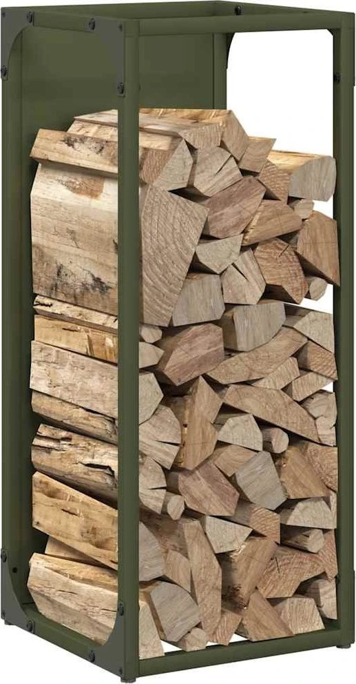 Malkų lentyna Olive Žalias 25x25x60 cm Šaltai valcuotas plienas