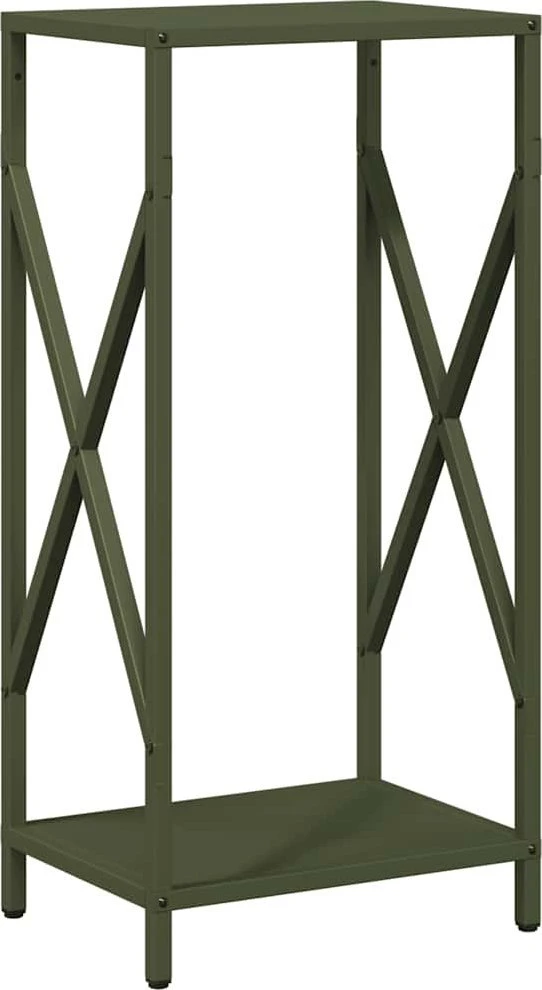 Malkų lentyna Olive Žalias 34x25x70 cm Šaltai valcuotas plienas