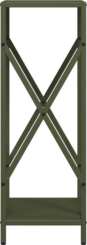 Malkų lentyna Olive Žalias 34x25x70 cm Šaltai valcuotas plienas