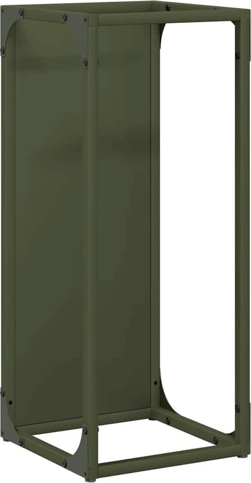 Malkų lentyna Olive Žalias 25x25x60 cm Šaltai valcuotas plienas