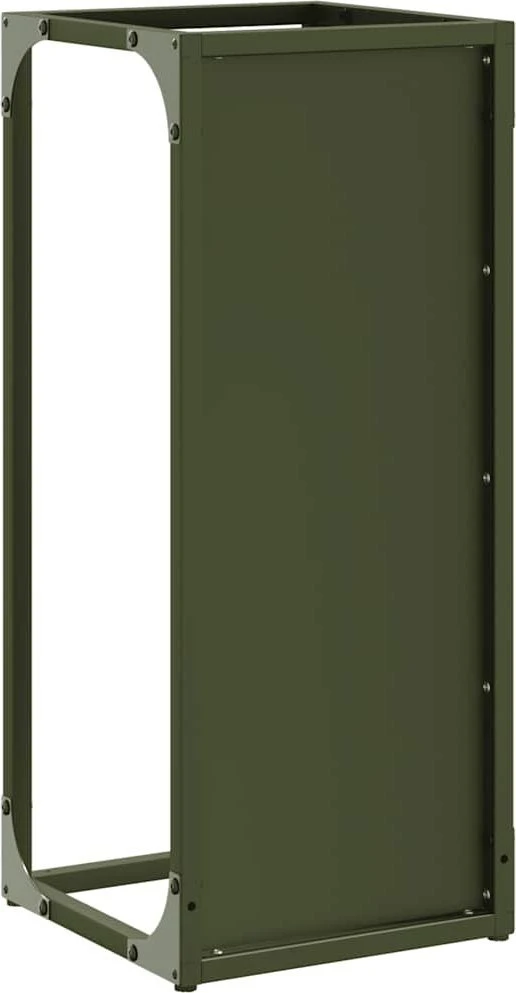 Malkų lentyna Olive Žalias 25x25x60 cm Šaltai valcuotas plienas