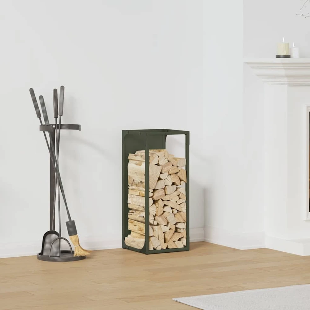 Malkų lentyna Olive Žalias 25x25x60 cm Šaltai valcuotas plienas