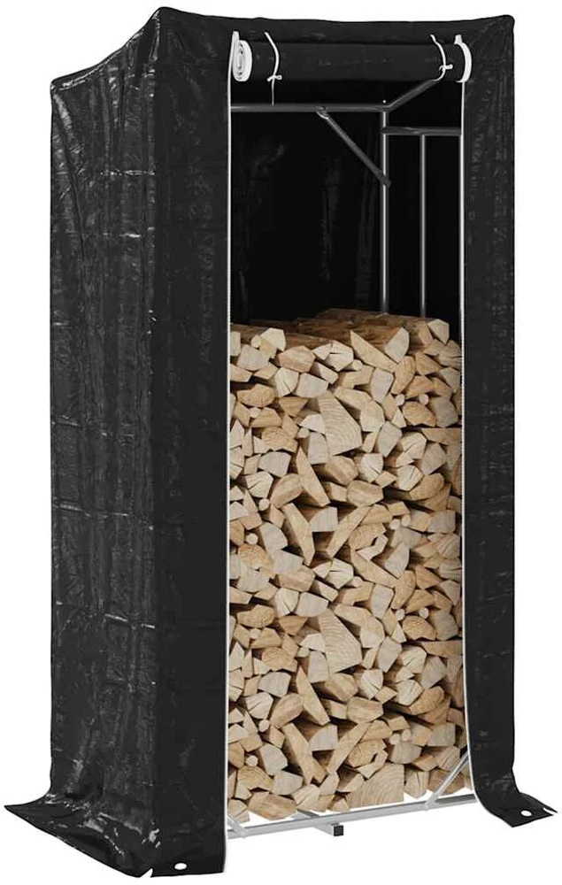 Stovas malkoms su apdangalu nuo lietaus, 100x60x200cm