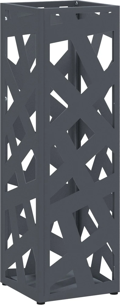 Lietaus skėtis stovas Antracito 15,5 x 15,5 x 49 cm Plienas