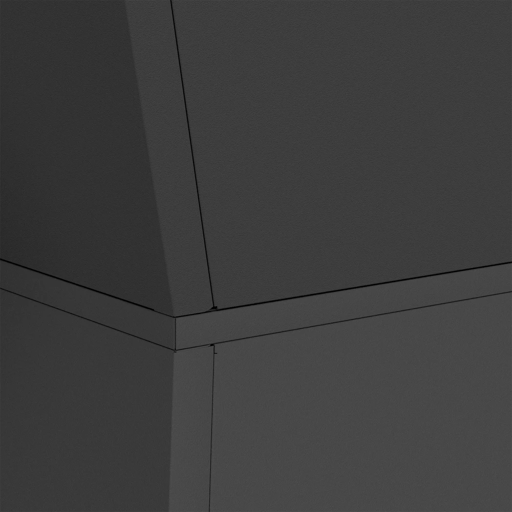 Stulpinis sodinukas Juoda 35 x 35 x 73 cm