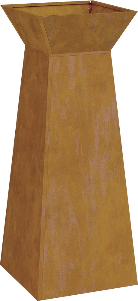 Stulpinis sodinukas Rūdijanti 40 x 40 x 100 cm