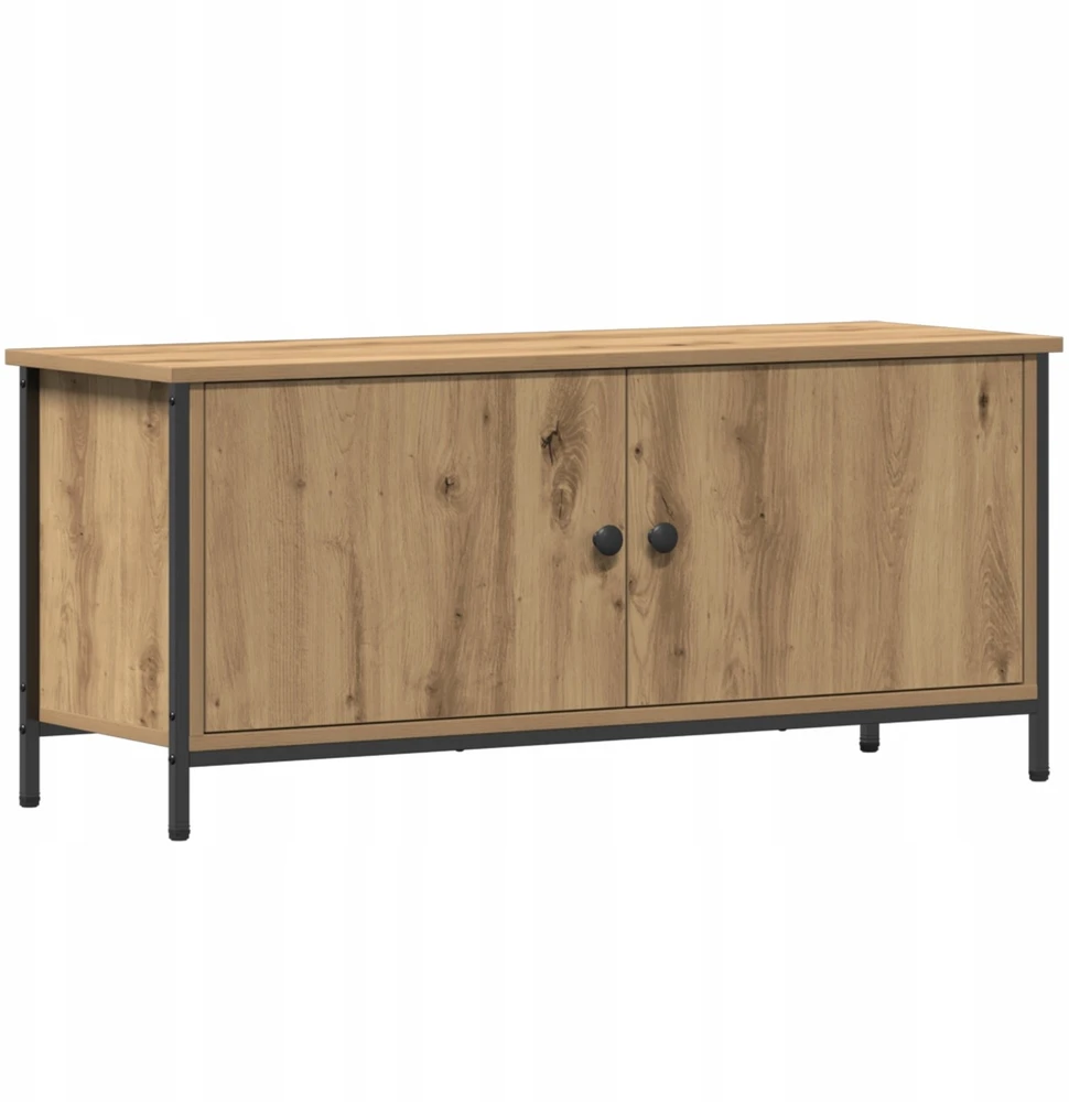 TV staliukas Televizoriaus spintelė 100 x 35 x 45 cm Amatininkų ąžuolas