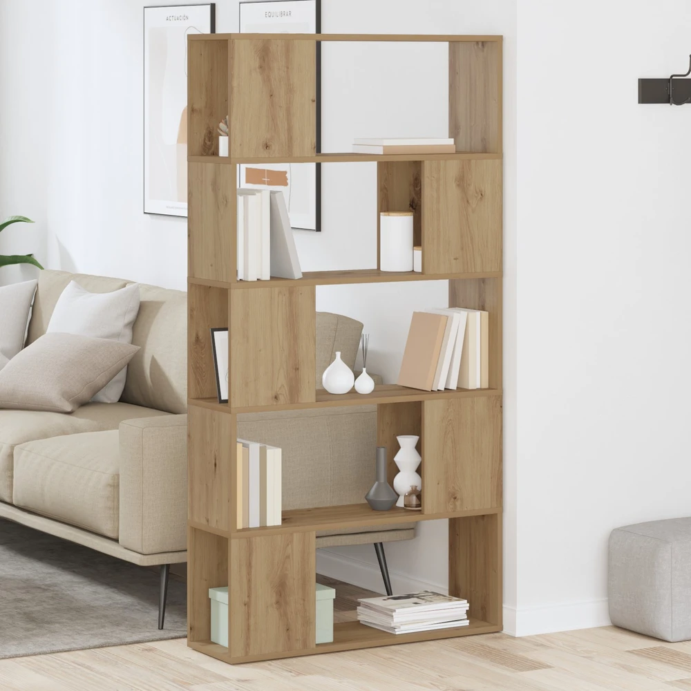 TV staliukas TV spintelių komplektas 80 x 24 x 156 cm Ruda Apdirbta mediena