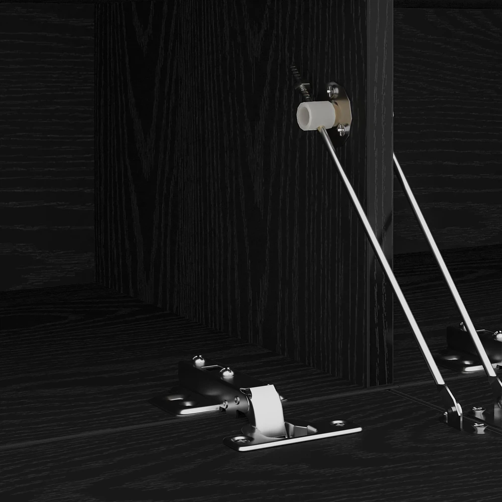 TV staliukas Televizoriaus spintelė 120 x 35 x 40 cm Juodas ąžuolas