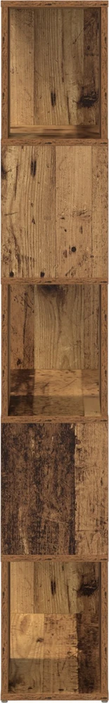 TV staliukas TV spintelių komplektas 60 x 24 x 156 cm Ruda Apdirbta mediena