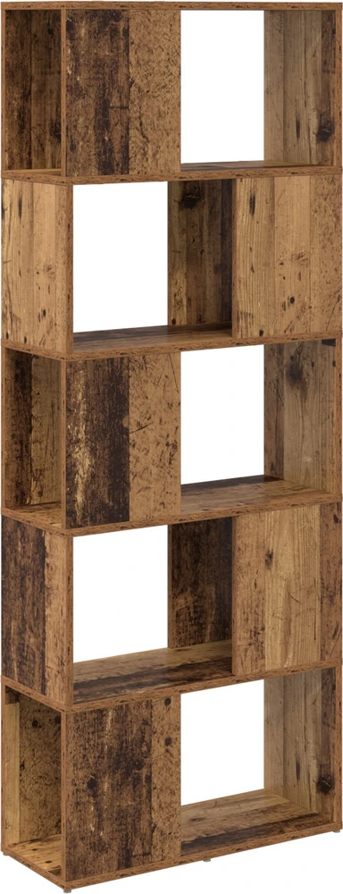 TV staliukas TV spintelių komplektas 60 x 24 x 156 cm Ruda Apdirbta mediena