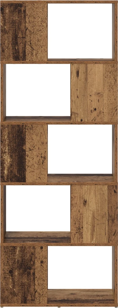 TV staliukas TV spintelių komplektas 60 x 24 x 156 cm Ruda Apdirbta mediena