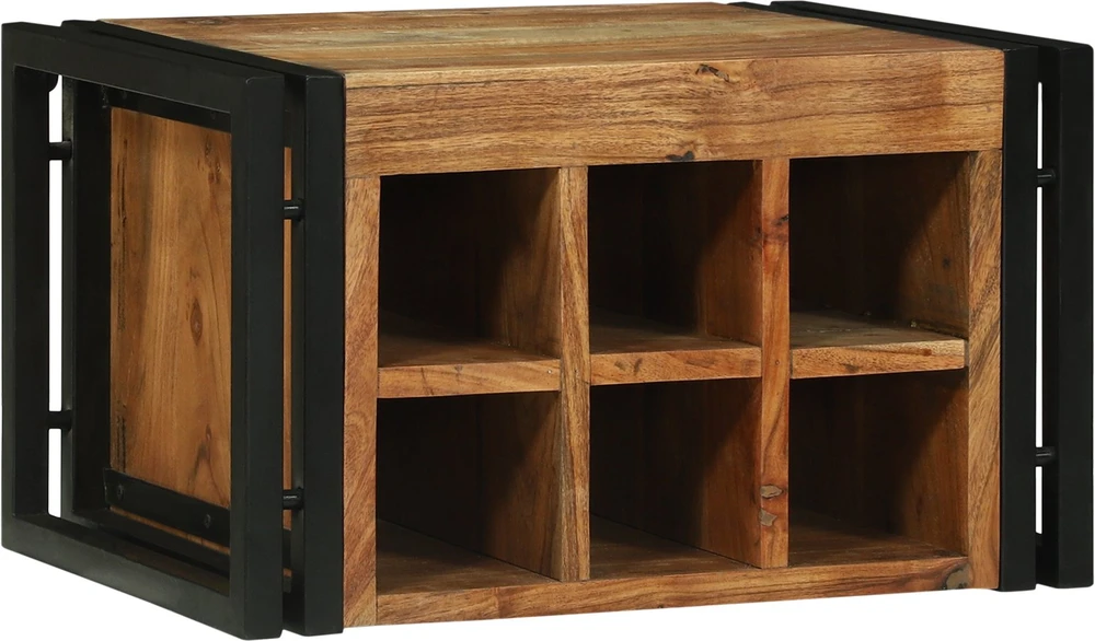 Vyno stovas 2 vnt. 46 x 35 x 27,5 cm Kietos akacijos mediena