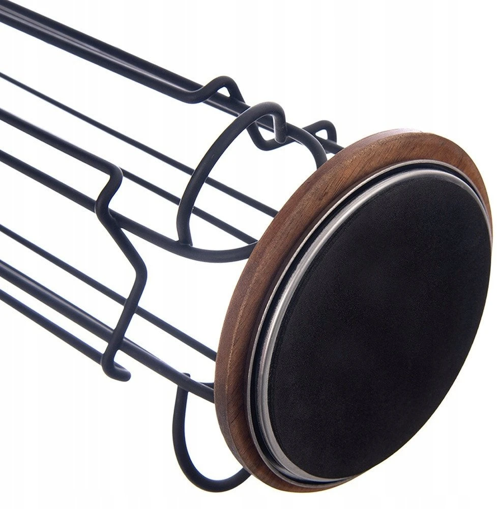 Orion kavos kapsulių laikiklis RADKA 33.5 cm - metalinis, juodas, sukamas, 18 kapsulių