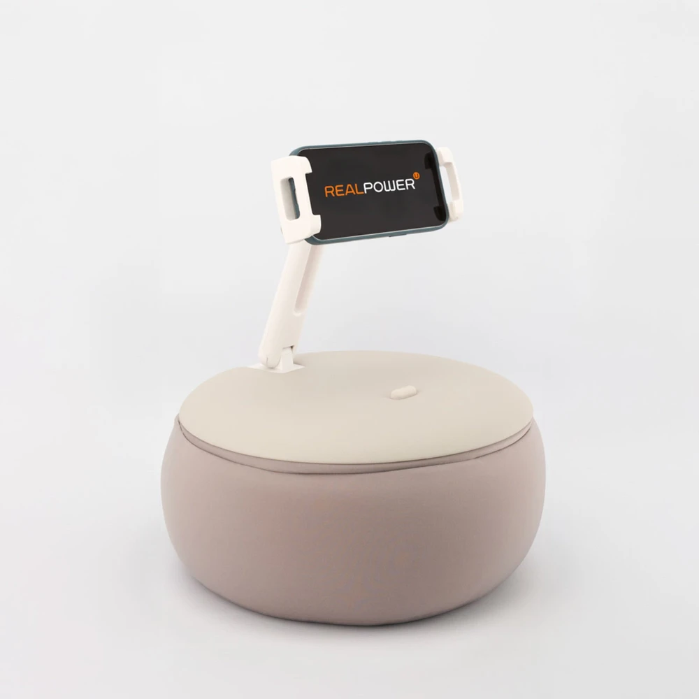 Carruzzo RealPower PillowStand-1 Laikiklis Mobilusis telefonas / išmanusis, Planšetė / UMPC Rusvai gelsvas