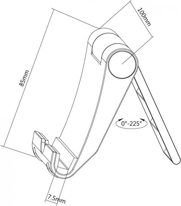 Reflecta Tabula Travel universalus planšetės ir išmaniojo telefono stovas