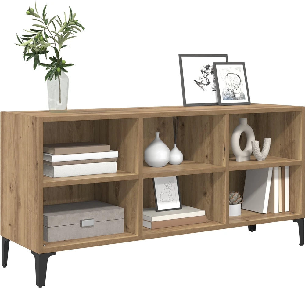 TV staliukas TV spintelių komplektas 103,5 x 30 x 50 cm Ruda