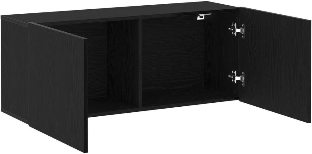 TV staliukas TV spintelių komplektas 100 x 30 x 41 cm Juodas ąžuolas