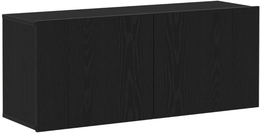TV staliukas TV spintelių komplektas 100 x 30 x 41 cm Juodas ąžuolas