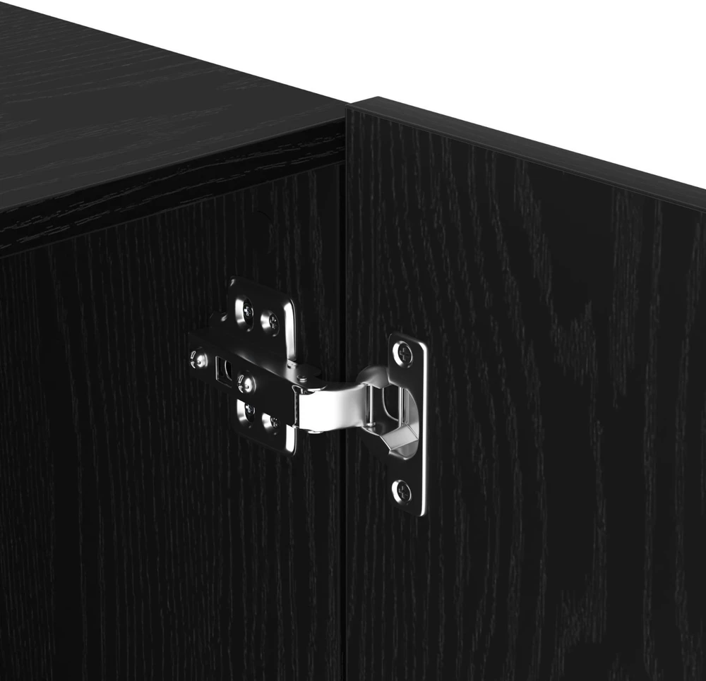 TV staliukas TV spintelių komplektas 100 x 30 x 41 cm Juodas ąžuolas