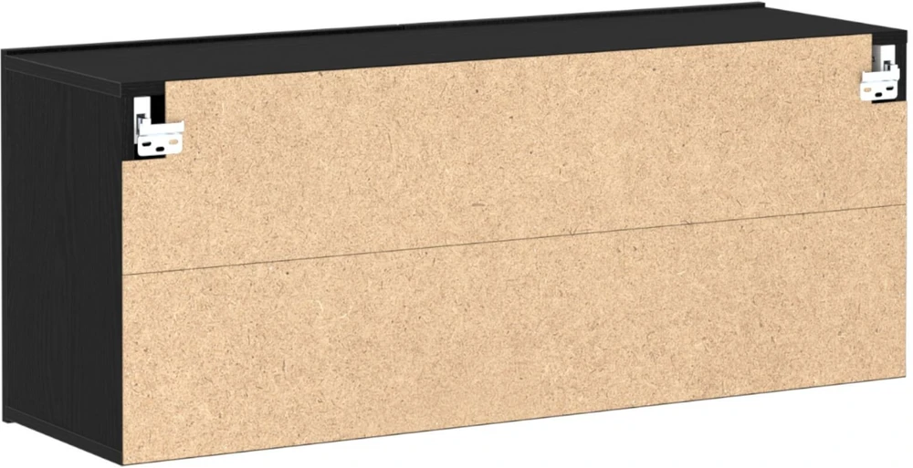 TV staliukas TV spintelių komplektas 100 x 30 x 41 cm Juodas ąžuolas