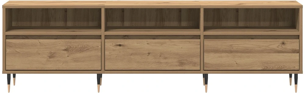 TV staliukas Televizoriaus spintelė 150 x 30 x 45 cm Amatininkų ąžuolas