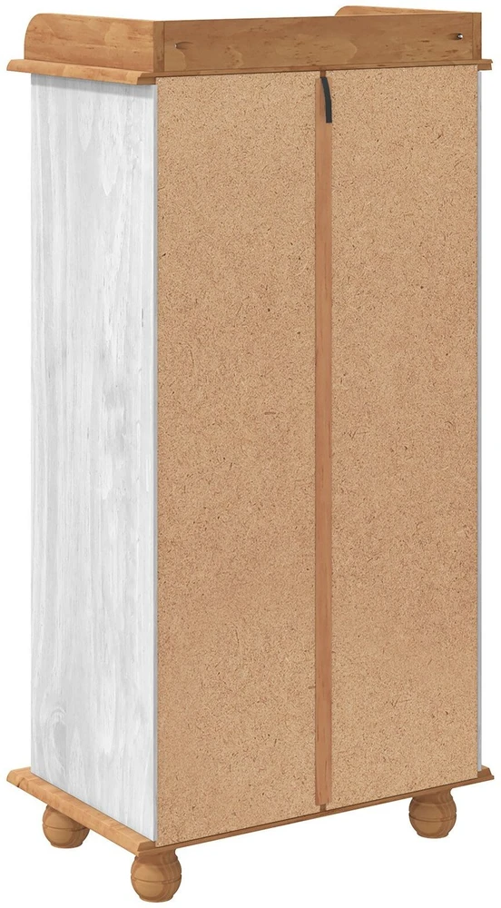 Vyno spinta ASKIM Balta su Medaus Viršumi 57 x 37 x 114 cm