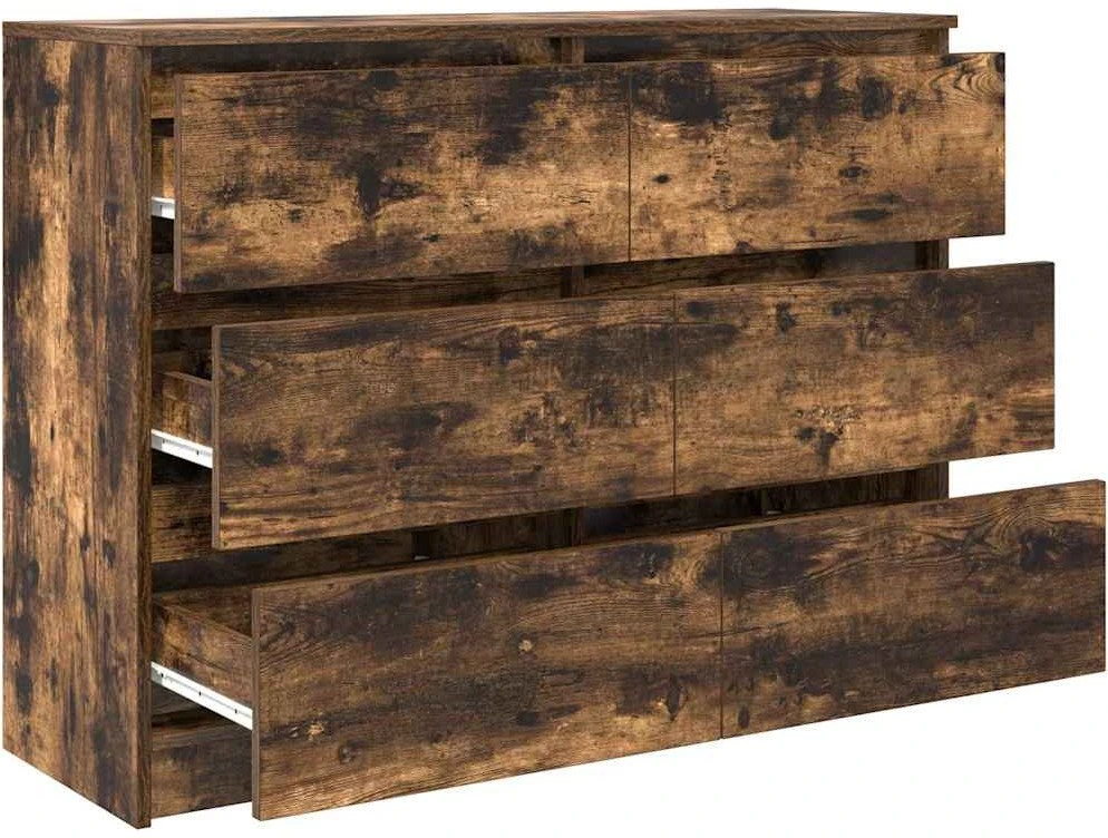 indauja rūkytas ąžuolas 100x35x76 cm inžinerinė mediena