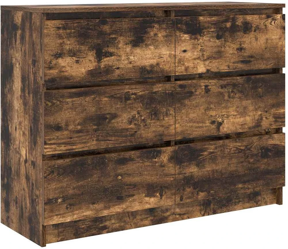 indauja rūkytas ąžuolas 100x35x76 cm inžinerinė mediena