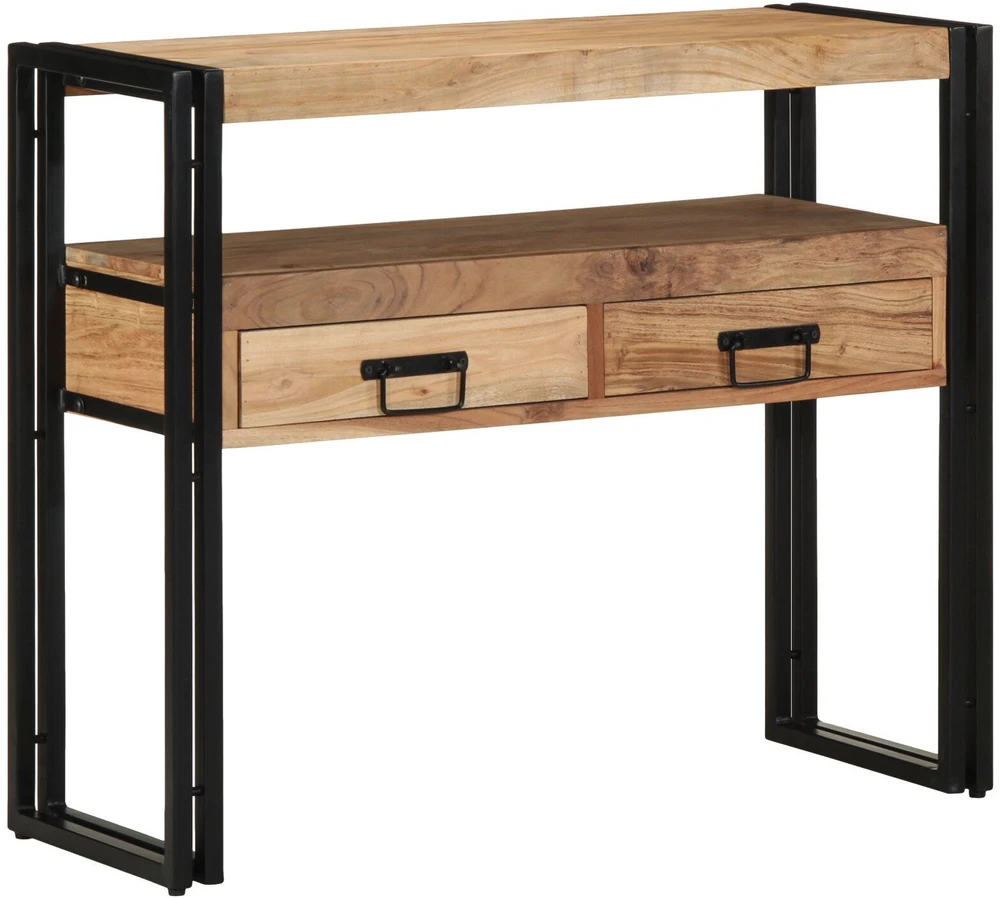 Konsolinis stalas Ruda 90 x 33 x 75 cm Kietos akacijos mediena