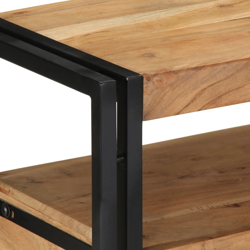 Konsolinis stalas Ruda 90 x 33 x 75 cm Kietos akacijos mediena
