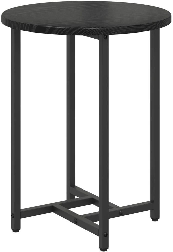 Šoninių staliukų komplektas 2 vnt. Juodas ąžuolas