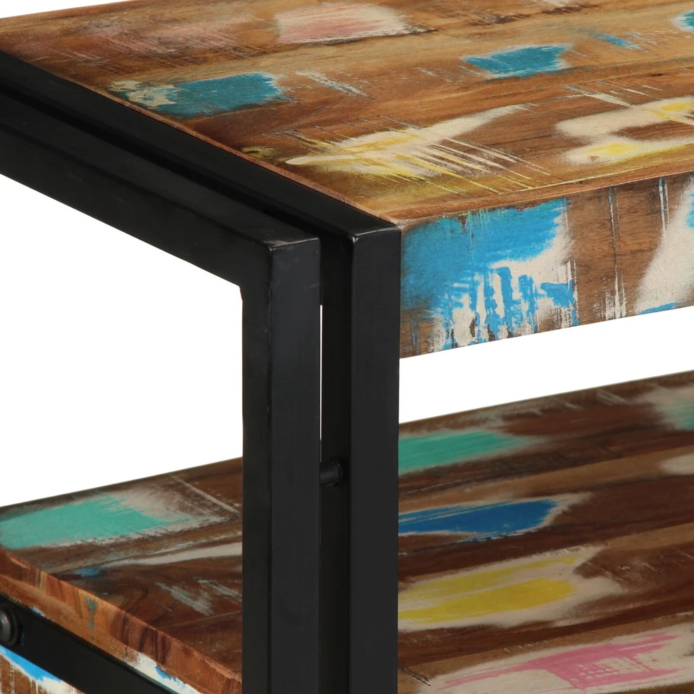 Konsolinis stalas 90 x 33 x 75 cm Kietas atkurtas medis