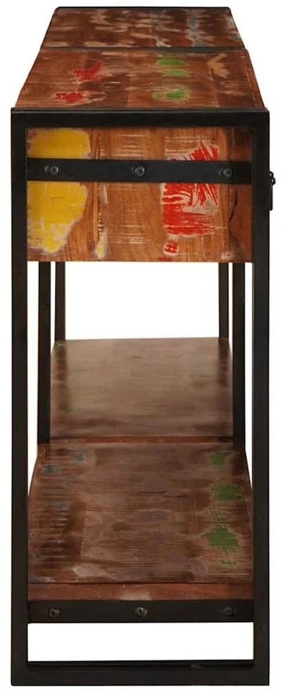Konsoliniai staliukai 2 vnt. Įvairiaspalvis 200 x 33 x 75 cm