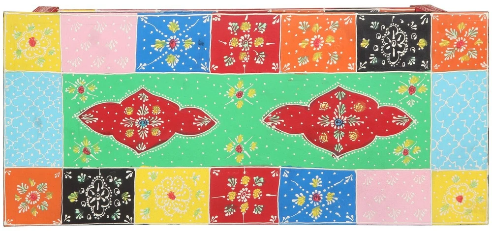Konsolinis stalas su stalčių Įvairiaspalvis 80 x 35 x 76 cm