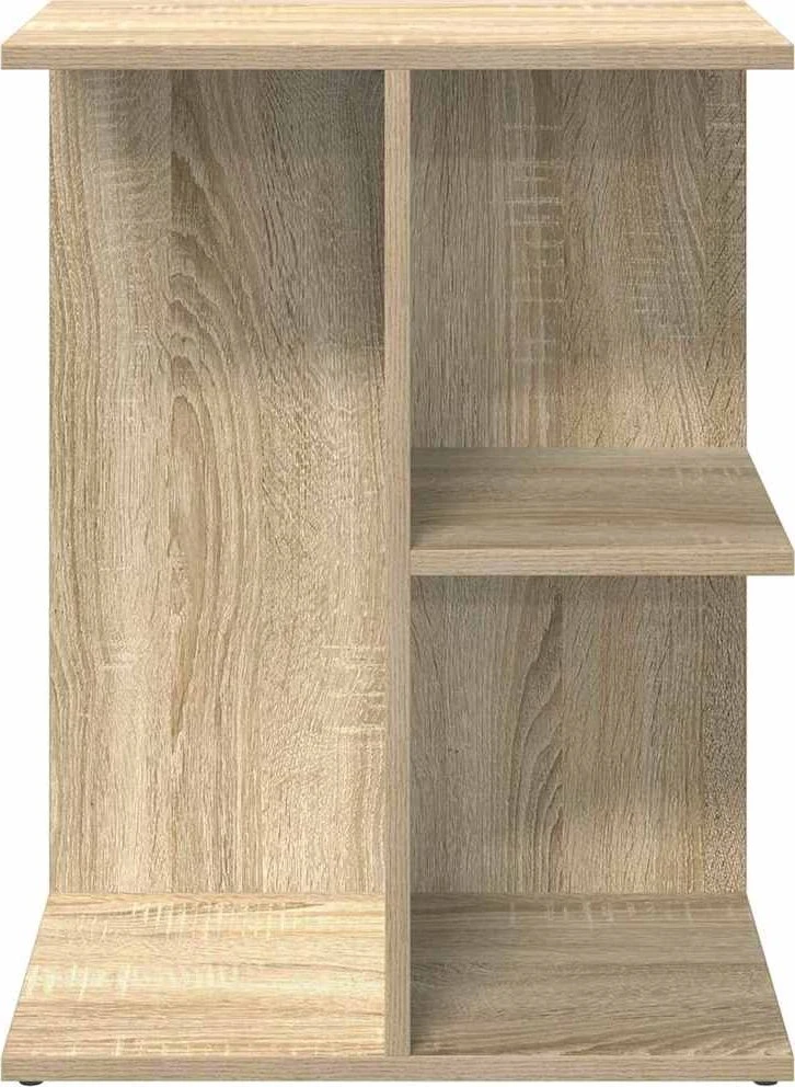 Naktinės spintelės, 2vnt., sonoma, 46,5x29x61cm, mediena