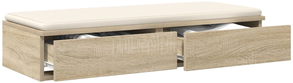 Lovos stalčiai Sonoma ąžuolas 100 x 36,5 x 16,5 cm