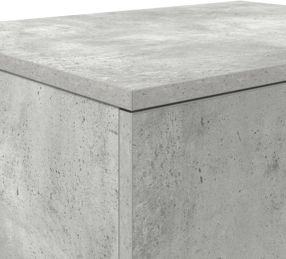 Oppbevaringsskap 2 pcs Betono pilka 108 x 41 x 40 cm