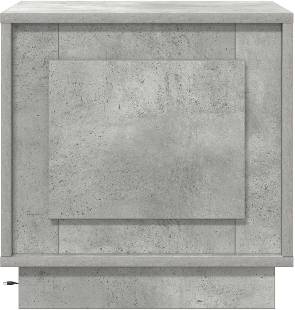 Šalia lovos spintelė 2 pcs Betono pilka 44 x 34,5 x 45 cm