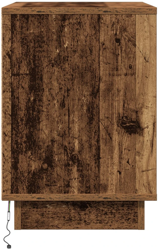 Šalia lovos spintelė Senas medis 50 x 34,5 x 50 cm